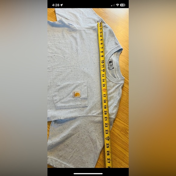 Carhartt Shirt Adult Medium Blue Short Sleeve Tee Crewneck Workwear Men’s - Picture 4 of 8